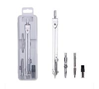 Circular Gauge Set Professional Drawing Compass Set Spring Bow Compass with Lock for Geometry Drawing Tools Drafting Kits for Engineer Student Circle Gauge Set (A)