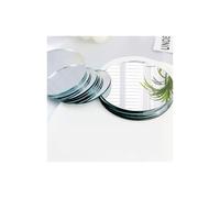 Circular Glass Lens Thickness 1mm Suitable For DIY Mirror/The Back Of Mobile Phones, Small Patch Flat Mirror 2pieces(D20cm)