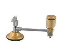 Circular Glass Tool Round Handle Suction Cup for Stained Glass Mosaic DIY Craft 200mm Gold(200MM)