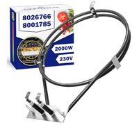 Circular Heating Element for Oven 230V 2000W with the Original Code 8026766 8001785 for Amica 02297588 02595122 for Quelle - Warranty 10 Years - MONTERAL
