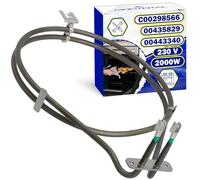 Circular Heating Oven Element 230V 2100W with the Original Code 00435829 435829 00443340 443340 for Bosch for Balay for Siemens C00298566 for Indesit for Whirlpool - Warranty 10 Years - MONTERAL