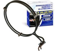 Circular Heating Oven Element 2500W 230V with Original Code 8996619128615 for AEG for Electrolux 00083517 for Bosch for Siemens 20.17983.000 20.23891.000 for EGO - Warranty 10 Years - MONTERAL