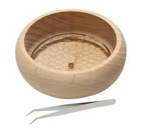 Circular Incense Holder - Incense Burner | Wooden Incense Holder | Circular Wooden Bowl for Sticks, Handmade Wood Ash Catcher, Incense Plate Decorat