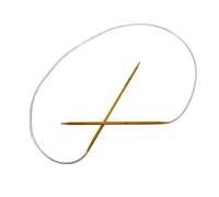 Circular Knitting Needles Bamboo Comfortable Light-Weight Natural Colour (2.5mm x 100cm)