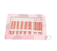 Circular Knitting Needles Set Interchangeable Handicraft Aluminum Oxide Crochet Needles with Case for Knitter Enthusiast