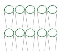 Circular Knitting Needles Stainless Steel Multipurpose 100cm 39in Length Ring Set for Sweater Socks Hats Mittens Gloves Blanket Knitting 10pcs High Grade Durable Easy Storage