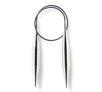 Circular Knitting pins Brass 40 cm 12.00 mm Silver col