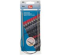 Circular Knitting pins Brass 60 cm 3.50 mm Silver col