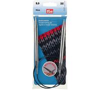 Prym Circular Knitting Needle, Brass, Silver, 9 mm