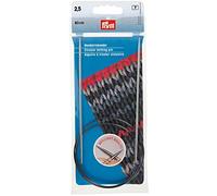 Circular Knitting pins Brass 80 cm 2.50 mm Silver col