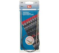 Circular Knitting pins Brass 80 cm 3.50 mm Silver col