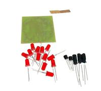 Circular Lamp Suite 12PCS LED Red Perfect Electronic Flash LED INDICATOR Diy Kit Electronic PCB Board Module