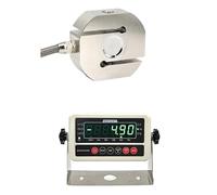 Circular Load Cell Sensor with Electronic Scale Instrument Test Tension and Pressure 3KG 5KG 10KG 20KG 30KG(3KG)