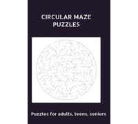 Circular maze kids puzzle
