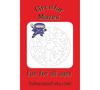 Circular mazes game book: Mazes with clear images and challenging twists and turns. [ 6 x 9] inches, 160 pages, 80 mazes with solutions. Perfect gift for vacations, holidays and to pass the time.
