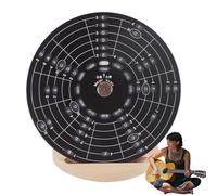 Circular of the Fifths - Musical Harmony Wheel - Music Theory Education Disc | Metal Wheel Circular Wheel 'Harmony Instrument' Tool