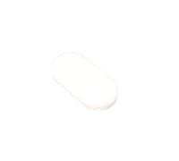 Circular Plate 2X4 Oval Light Panel 10PCS Compatible with Lego GDS-90043 66857 Classic Bulk Toy MOC Color:Milky White