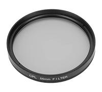 Circular Polarizing Filter 55mm CPL Circular Polarizing Filter CPL Lens Filter Aluminum Alloy & Optical Glass DSLR Camera Polarizing Filter for Canon/for Nikon/for Sony/for Olympus/for Fuji Camera
