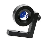 Circular Prism Assembly with Side Knob and L Bracket for Survey Layout, Railway Alignment, and Tunnel Survey Work Setup Mounting Hole Side Knob Fixed Prism Teams
