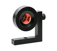 Circular Prism Assembly with Side Knob and L Bracket for Survey Layout, Railway Alignment, and Tunnel Survey Work Setup Mounting Hole Side Knob Fixed Prism Teams