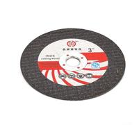 Circular Resin Grinding Wheel 75mm, 15pcs Cutting disc for Angle Grinder, Composite Corundum Abrasive, Perfect for Tile, Wood, Stone, Steel, 10mm Bore Diameter