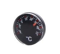 Circular Room Thermometer, Small Round Indoor Outdoor Temperature Gauge with Easy-Read Dial, for Home, Office, Fridge, Greenhouse (-20°C to 50°C)