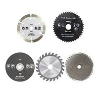 Circular saw, 3pcs Mini Circular Saw Blade Set 85mm Cutting Tool Saw Blades Cutting Disc For Wood/Metal/Plastic HSS Saw Blade,3PCS 85x15 Diamond(3PCS 85x10 HSS)
