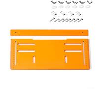 Circular Saw Base Plate for Woodworking, Phenolic Resin Material with Punch Design, Compatible with Various Cutting Machines, 320x90mm or 350x150mm Size(6MM Set)