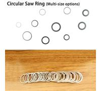 Circular Saw Blade Reduction Ring Adapter Set, Metal Arbor Reducer and Bushing Spacer, Multi-Size Blade Adapter Rings for Grinder or Power Tools, Fits 16-10mm 3(16-10mm)