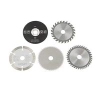 Circular Saw Blades Set,5Pcs 85mm Inner Diameter 15mm Mini Carbide Circular Saw Blade,for Cutting Machines, Electric Hand saws,Sliding Table saws