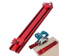 Circular Saw Cutting Guide - Aluminum Alloy Woodworking Base Rail - Positioning Tool for Cabinet Installation Panel Sizing Carpenters Furniture Making Trim Work