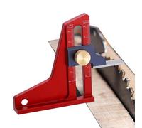 Circular Saw Depth Gauge, Table Saw Depth Gauge Tool | Imperial Mitre Gauge for Table Saw | With Magnetic Imperial Metric Height Gauge for Table Saw Height Made of Aluminium Alloy