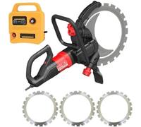 Circular Saw for Concrete Cutting with Water Supply and Dust Suppression, 8800W Electric Wall Cutter