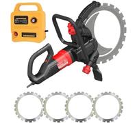 Circular Saw for Concrete Cutting with Water Supply and Dust Suppression, 8800W Electric Wall Cutter
