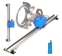 Circular Saw Guide, Electric Ring Saw Cutting Guide with 150W Motor, Alloy Automatic Cutting Track Bracket, Adjustable Guide Rail for Walls, Floors
