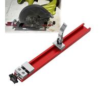 Circular Saw Guide Rail,Adjustable Aluminum Alloy Fits Up to 11.8in Saw Base Cutting Machine Base Guide for Precise Parallel Straight Cuts and Wood Trimming (360mm)