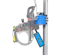 Circular Saw Guide Rail, Electric Ring Concrete Cutter Saw Guide for Precision Cuttings, 150W Linear Rail, One-Button Lifting Wall Bracket Rotating Rocker,Track-Fixed Rail