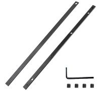 Circular Saw Guide Rail Kit, P-45777 for Makita Track Saw Long Cuts, Black Track Saw Guide Rail Connector Kit with Screws, Allen Key, Curtain Track Accessories Compatible with Bosch, Festool, DeWALT