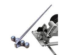 Circular Saw Guide Rail | Upgraded Circulating Ball Bearing Rail for Woodworking | Adjustable Stainless Steel Longitudinal Stop for Panel Cutting | DIY Carpenter Tool for Workshop and Furniture