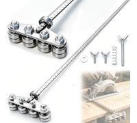Circular Saw Guide Rail, Wood Cutting Guide Ruler, Adjustable Stainless Steel Positioning Calipers for Accurate Wood Measurements, Circular Saw Guide Woodworking DIY Tool for Circular Saws Hand Saws