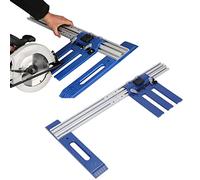 Circular Saw Guide Rail,Woodworking Track Saw Guide Rail Aluminium Rip-Cut Circular Saw Edge Guide Circular Saw Accessory, for Precise and Straight Cuts