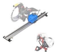 Circular Saw Guide with Rotating Tilt and Adjustable Depth, Remote Operated for Construction Sites