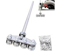 Circular Saw Sliding Guide, Stainless Steel Rip Cut Circular Saw Guide, Adjustable Positioning Calipers for Precise Measurements & Easy Wood Cutting(24in)