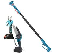 Circular Saws, 3 In1 Brushless Saw&Pruning Shear Removable 2m Reach Extension Pole Fruit Tree Cordless Electric Chainsaw,for Wood, Plastic, Soft Metal