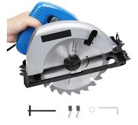 Circular Saws, 900W 5000 RPM Circular Wood Saw Bevel Angle(0 to 45°) Power Saw with 185mm Blade, Wood Cutting Electric Tool for Logs Cutting, Blue