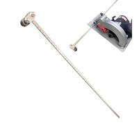Circular Saws Cutting Guide - Precision Measurement for Carpentry with Adjustable Rail | Aluminum Alloy Material with Sliding Scale Feature Unique 60cm Positioning Tool Woodworking Layout Silver