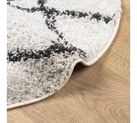 Circular Shaggy Non Slip Rug Thick Fluffy Living Room Mat Soft Bedroom Carpet