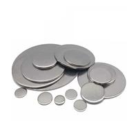 Circular Sheet Disc,Metals Round Shee 1/2/3/5/10Pcs 304 Stainless Steel Round Sheet Circular Plate 6mm-80mm Thick 1/1.1/1.3/1.8/2.7mm(1.1mm*11mm 10pcs)