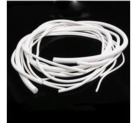 Circular Solid Foam Rubber Sealing Strip， Silicone Rubber Sponge Foamed Seal Strip Round White Multiple Diameters 1 Meter Pack of 5(Length1 Meter Buy 5pcs Only Charge)