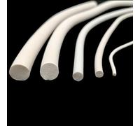 Circular Solid Foam Rubber Sealing Strip, Silicone Rubber Sponge Seal Strip Round Foaming Cord White Multiple Sizes(20mmx1m)